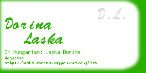 dorina laska business card